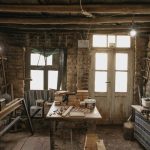 a tool shed to store the wood chippers tools of the trade