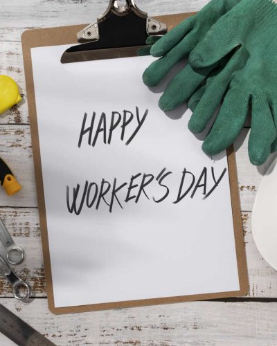 Freedom Day celebration in South Africa with people waving flags on 27 April